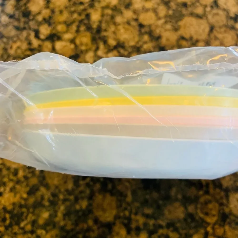 NWT IKEA KALAS Toddler/Little Kids & Kids Plates 6-Pack Set, mixed pastel colors
